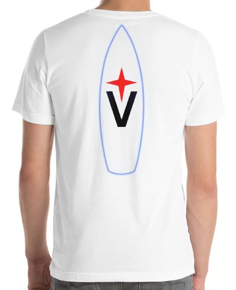 T-shirt: Albin Vega Outline (white back)