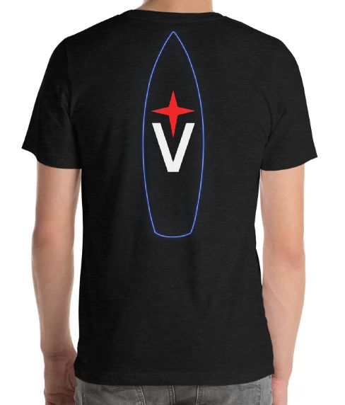 T-shirt: Albin Vega Outline (black back)