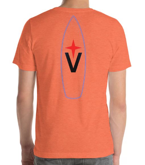 T-shirt: Albin Vega Outline (orange back)
